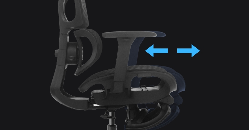 Siedzisko AIR mesh z regulacją głębokości BIONIC AIR FR